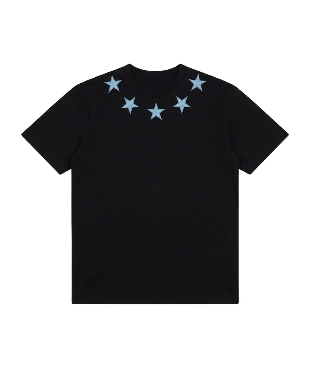 GIVENCHY Черная хлопковая футболка, фото 1