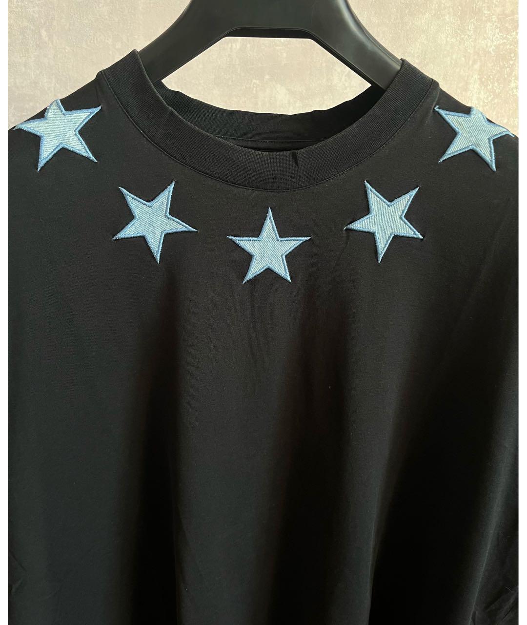 GIVENCHY Черная хлопковая футболка, фото 3