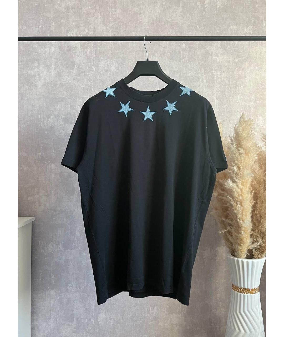 GIVENCHY Черная хлопковая футболка, фото 4