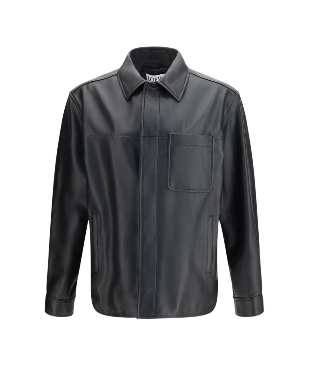 LOEWE Черная кэжуал рубашка, фото 1