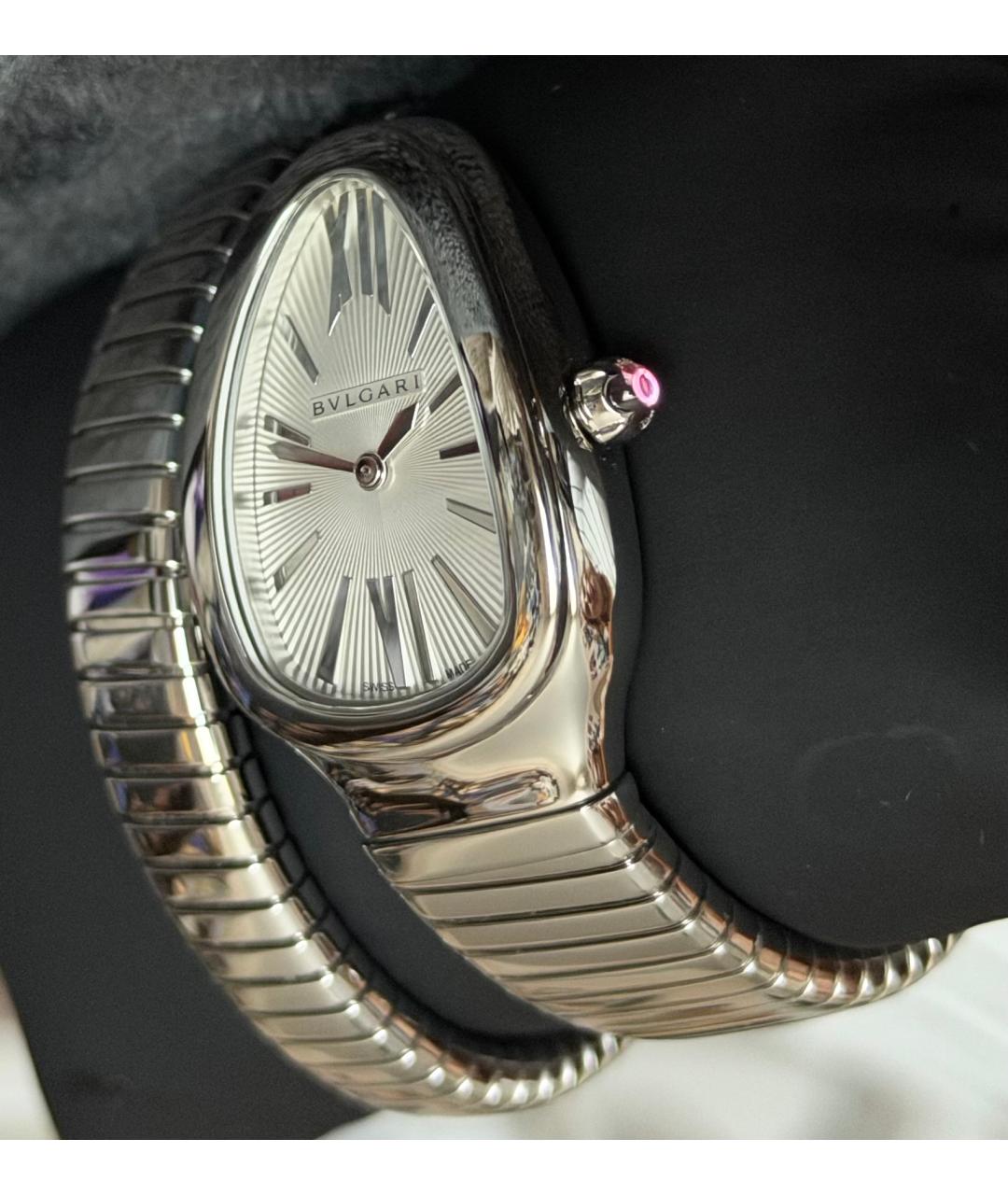 BVLGARI Серебряные часы, фото 2