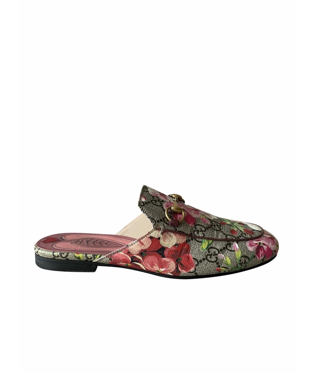 GUCCI Мульти кожаные мюли, фото 1