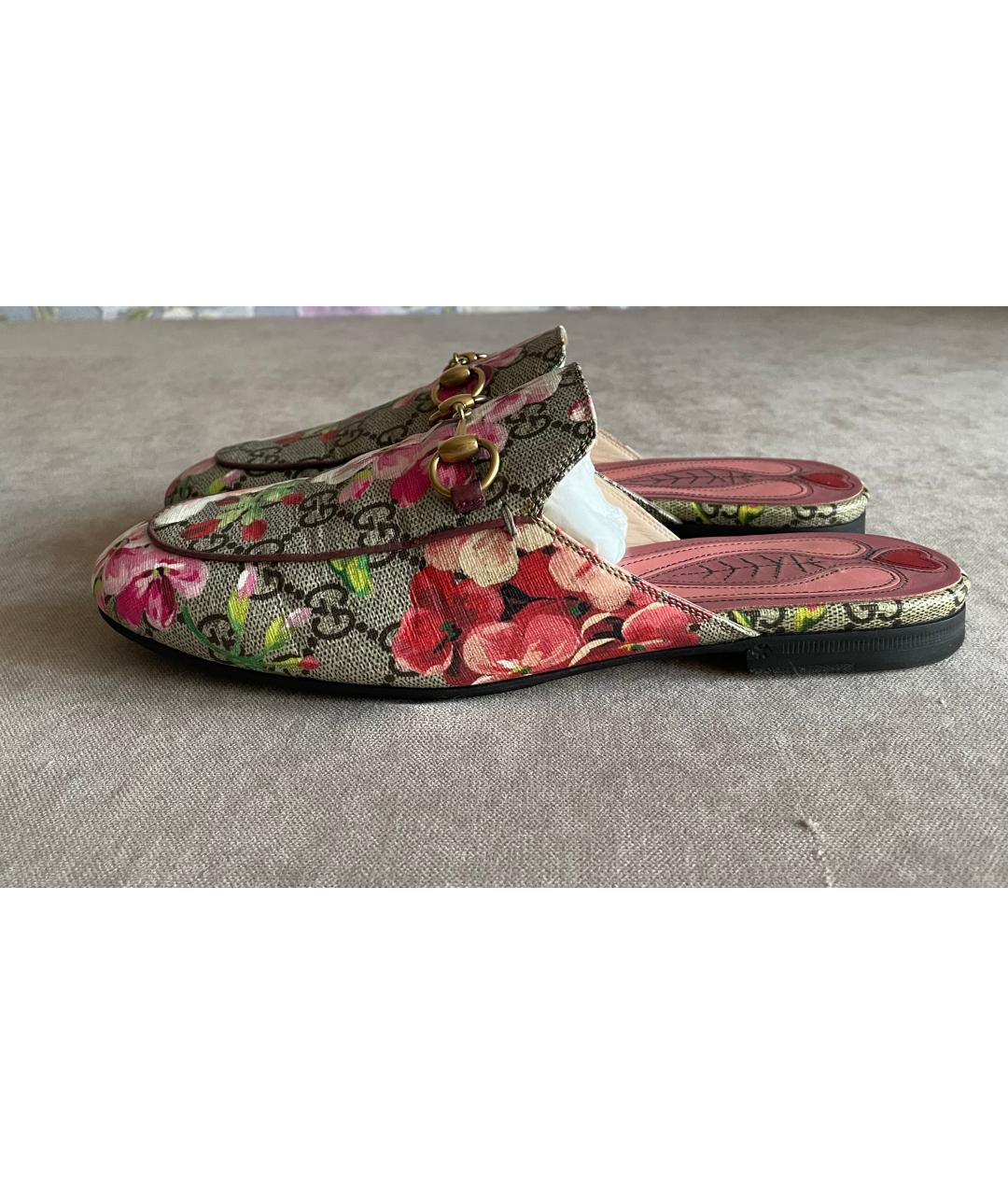 GUCCI Мульти кожаные мюли, фото 6