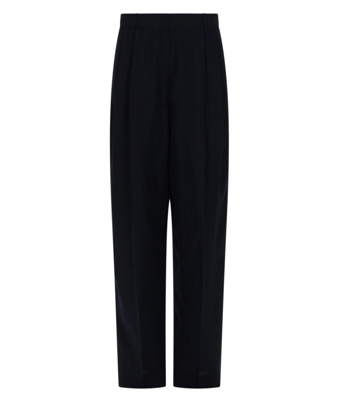 FABIANA FILIPPI Синие вискозные прямые брюки, фото 1