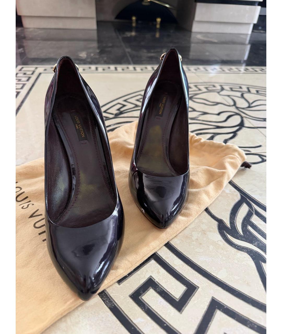 LOUIS VUITTON Черные туфли, фото 2