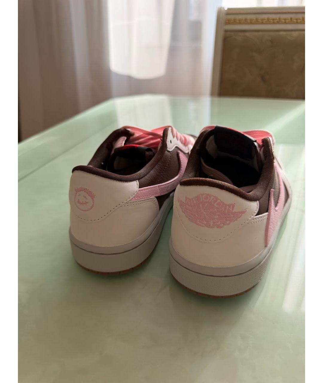 CACTUS JACK BY TRAVIS SCOTT Розовые кожаные кроссовки, фото 3