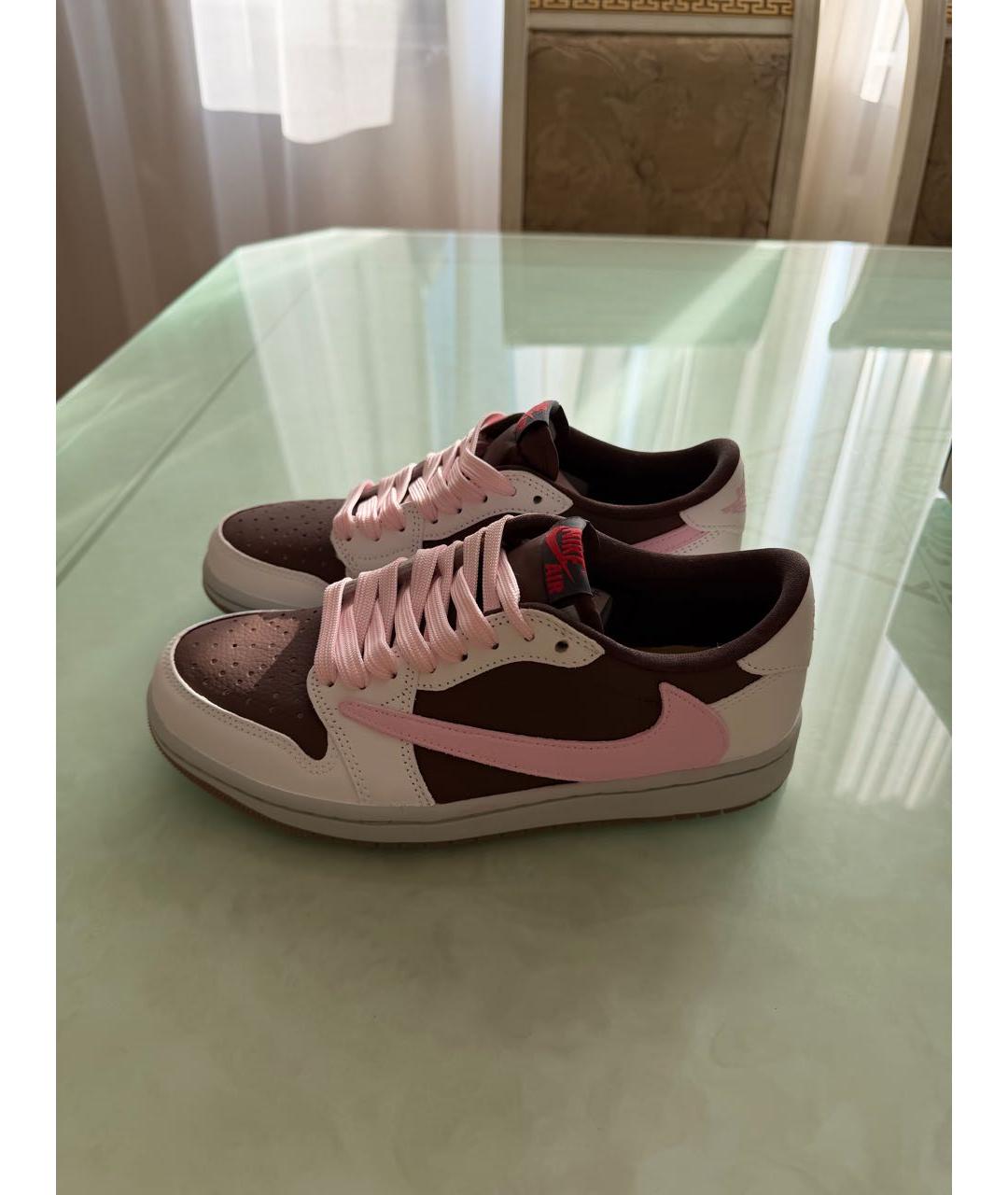 CACTUS JACK BY TRAVIS SCOTT Розовые кожаные кроссовки, фото 8