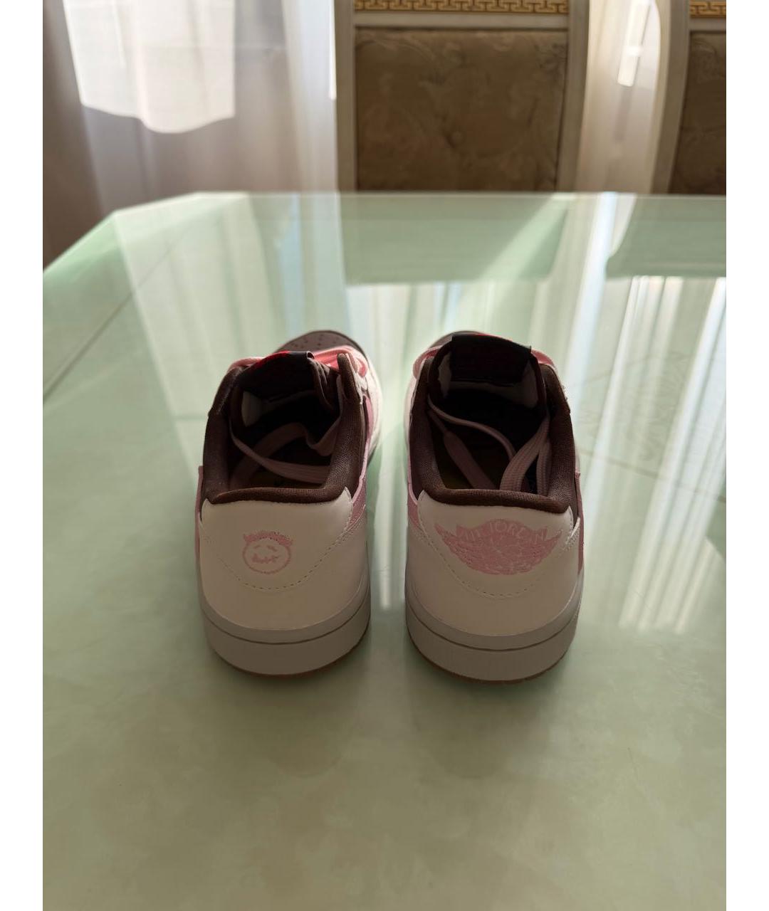 CACTUS JACK BY TRAVIS SCOTT Розовые кожаные кроссовки, фото 4