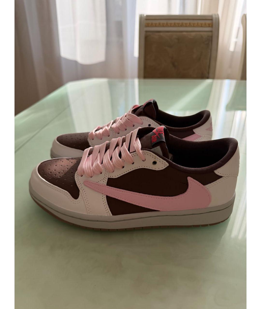 CACTUS JACK BY TRAVIS SCOTT Розовые кожаные кроссовки, фото 2