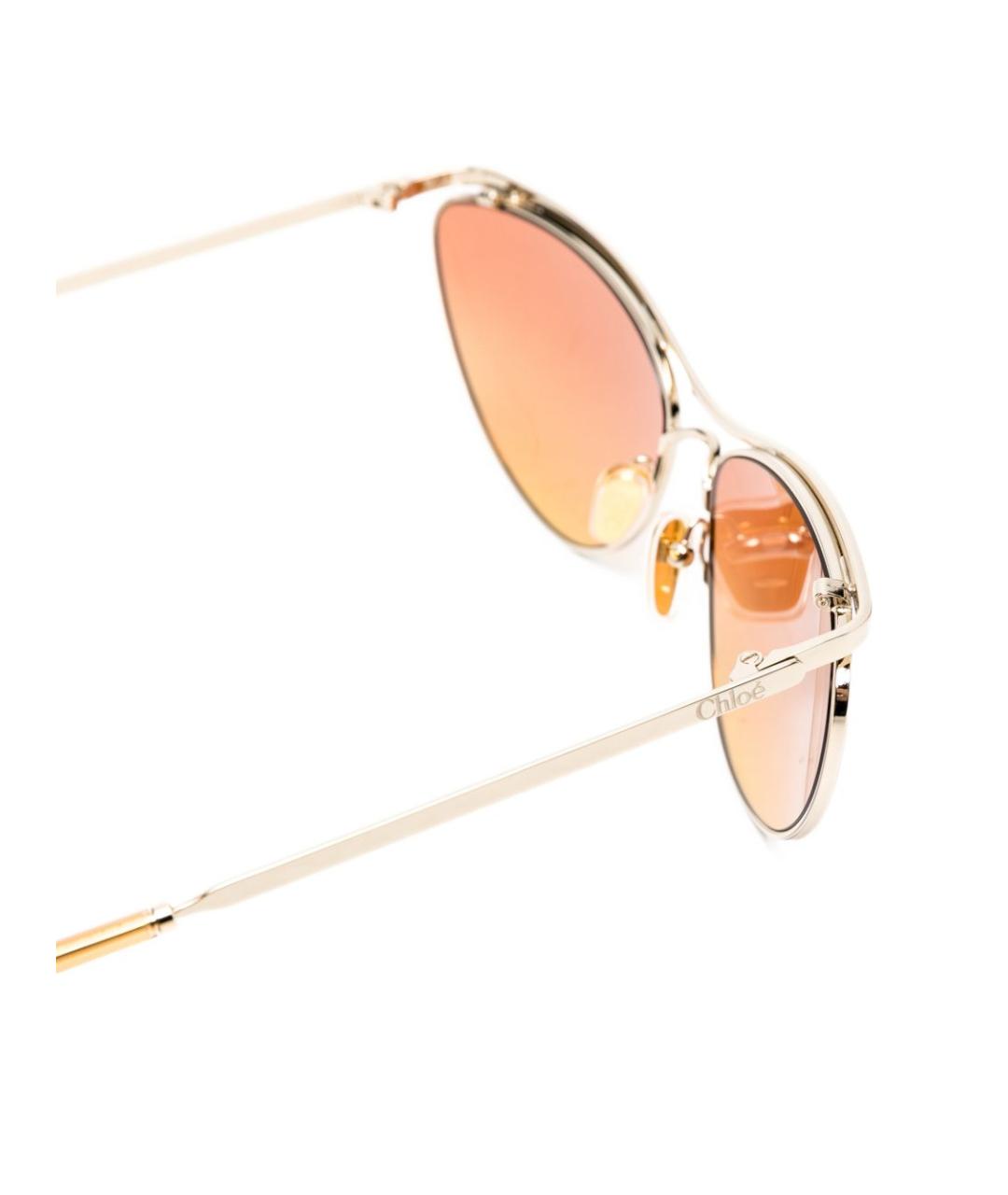 CHLOE Серебряные солнцезащитные очки, фото 3