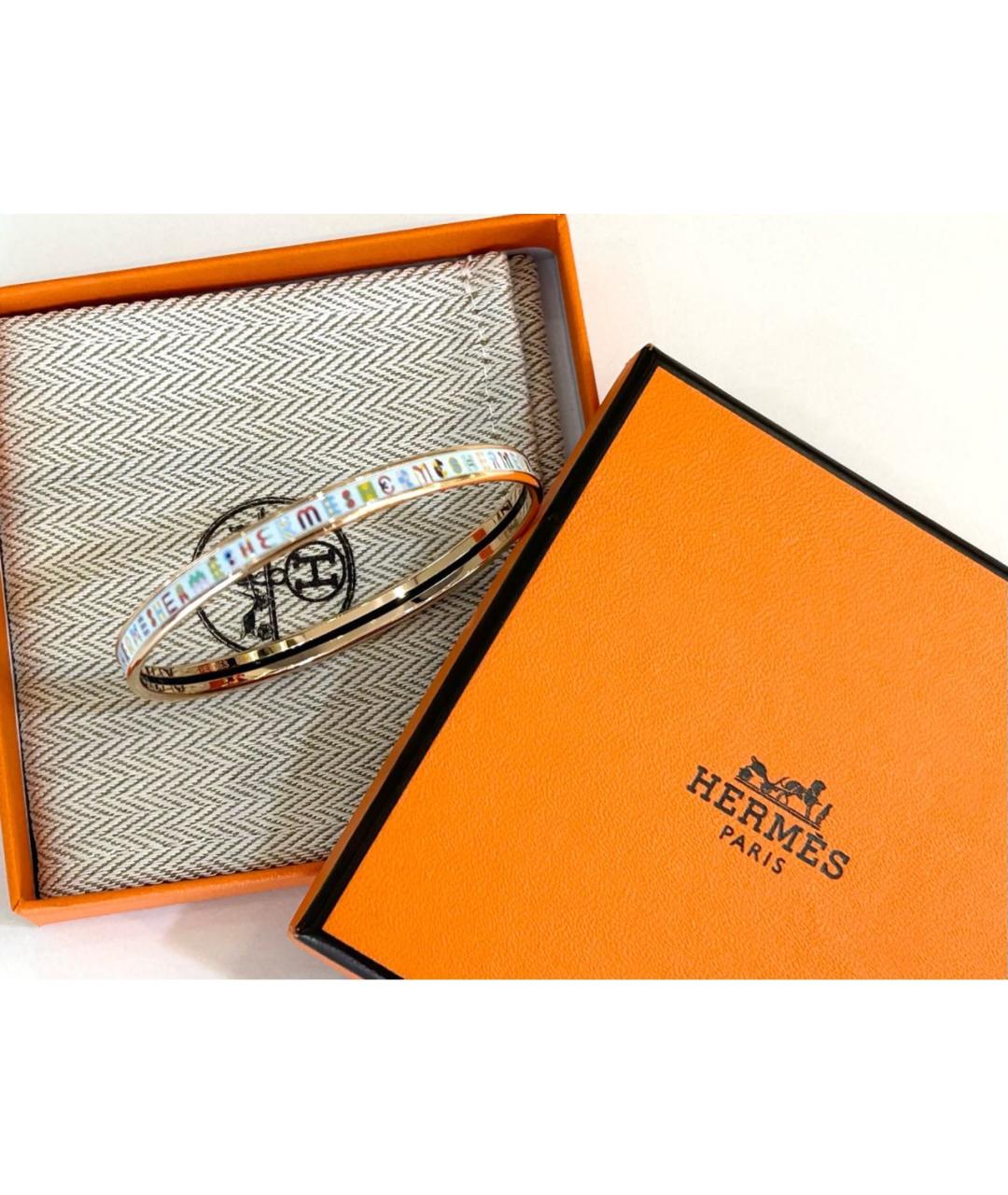 HERMES Мульти металлический браслет, фото 3