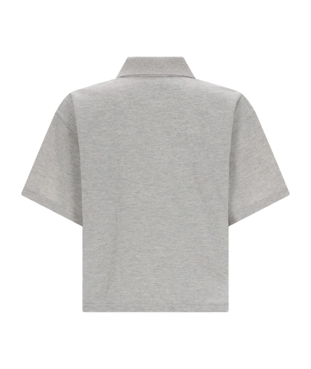 SAINT LAURENT Серая футболка, фото 2