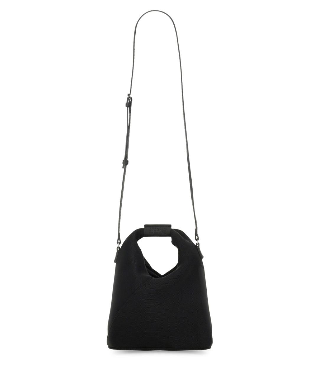 MM6 MAISON MARGIELA Черная синтетическая сумка тоут, фото 1