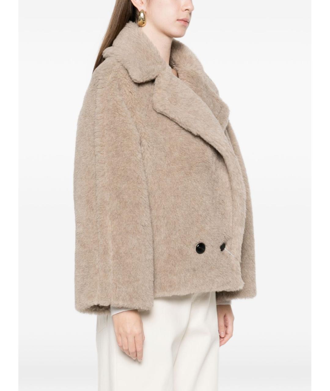 MAX MARA Бежевое кашемировое пальто, фото 5