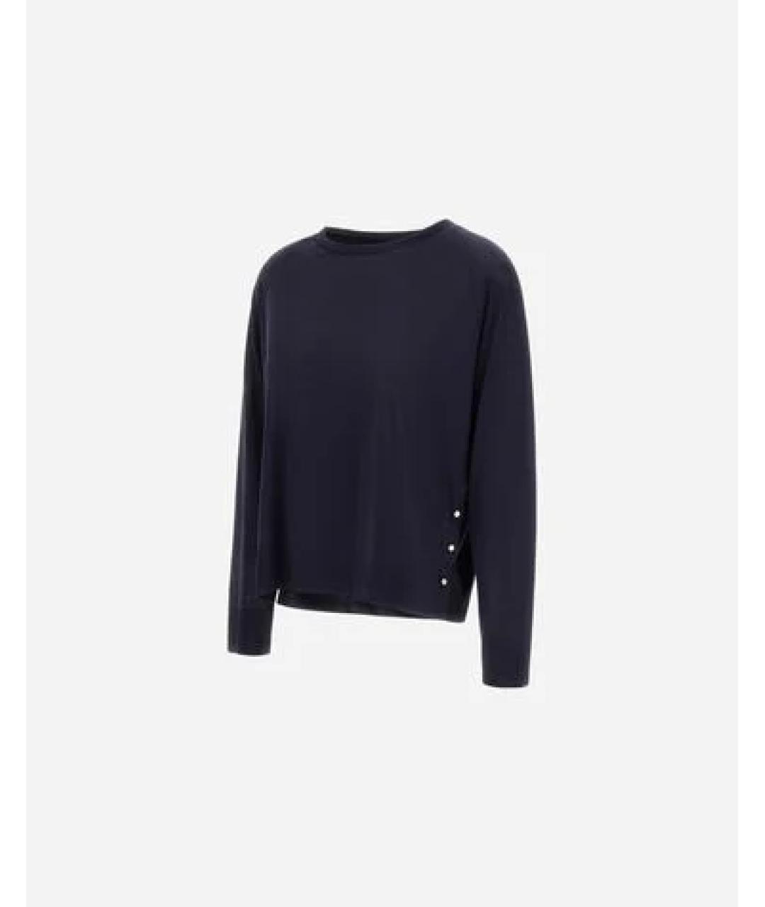 HERNO Синий хлопковый джемпер / свитер, фото 3