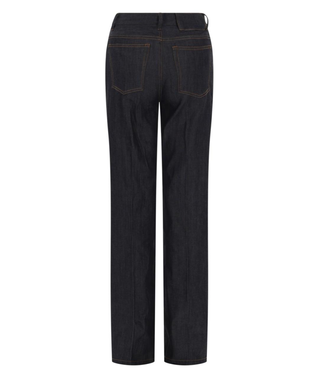 A.P.C. Синие хлопковые прямые джинсы, фото 2