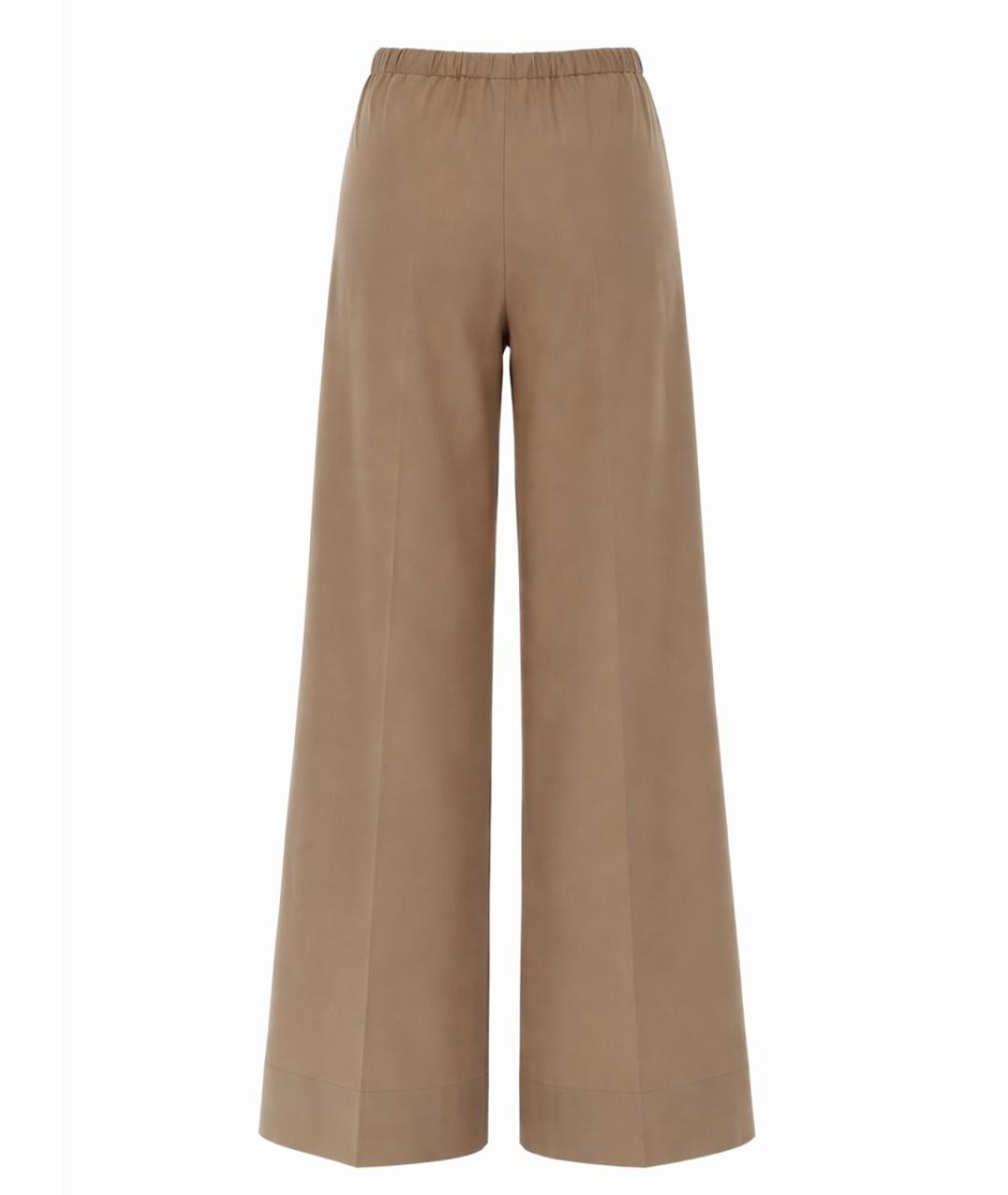 MONCLER Бежевые хлопковые прямые брюки, фото 2