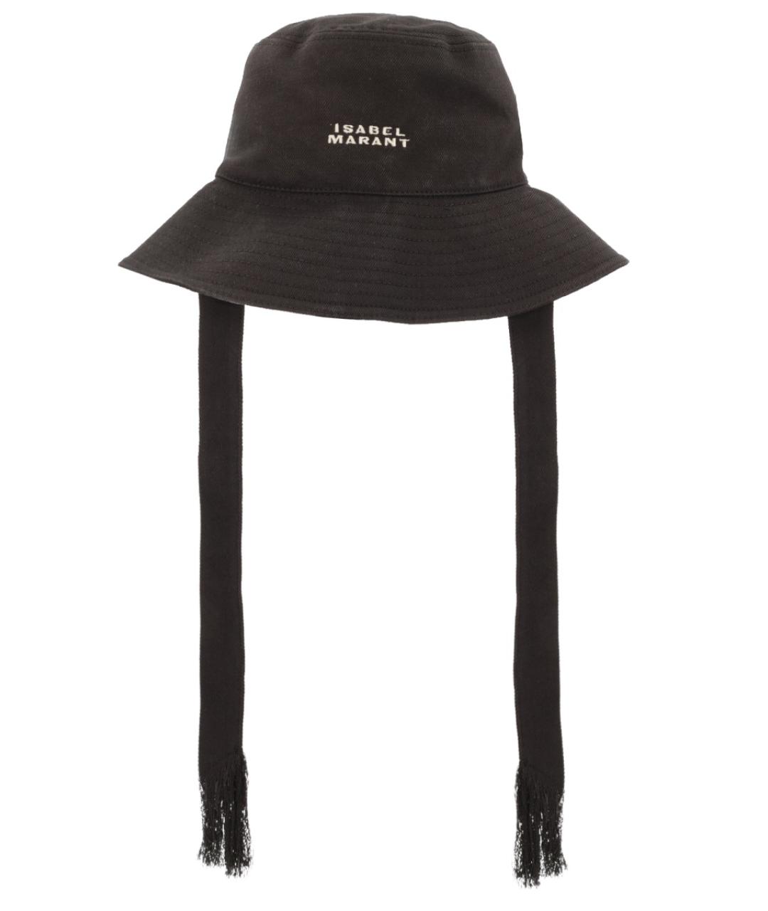 ISABEL MARANT Черная хлопковая шляпа, фото 1