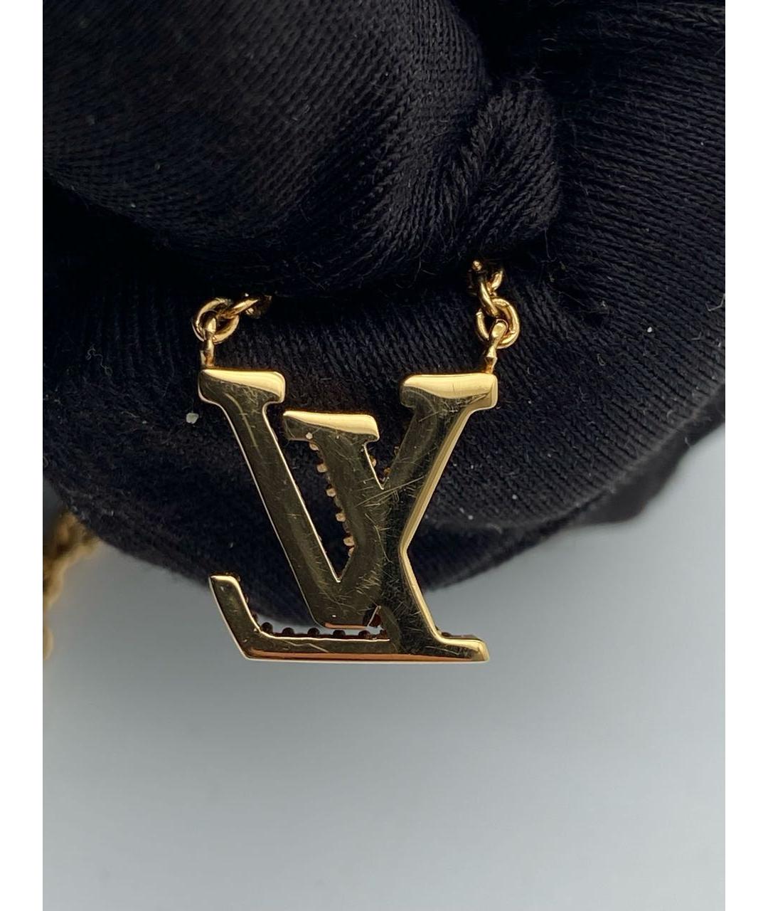 LOUIS VUITTON Золотое металлическое колье, фото 6