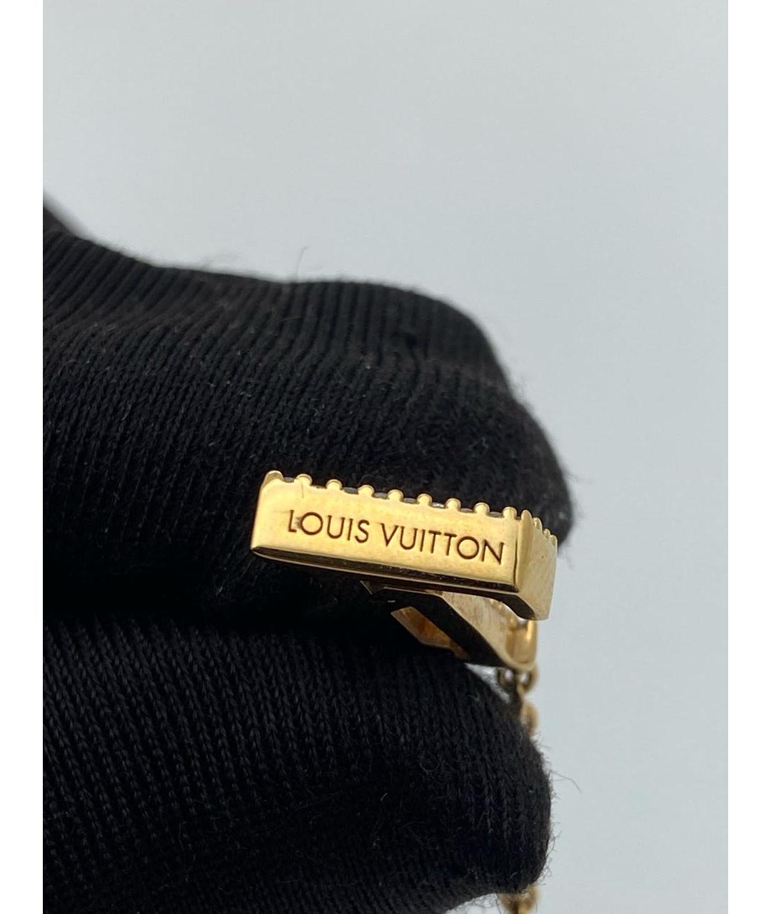 LOUIS VUITTON Золотое металлическое колье, фото 2