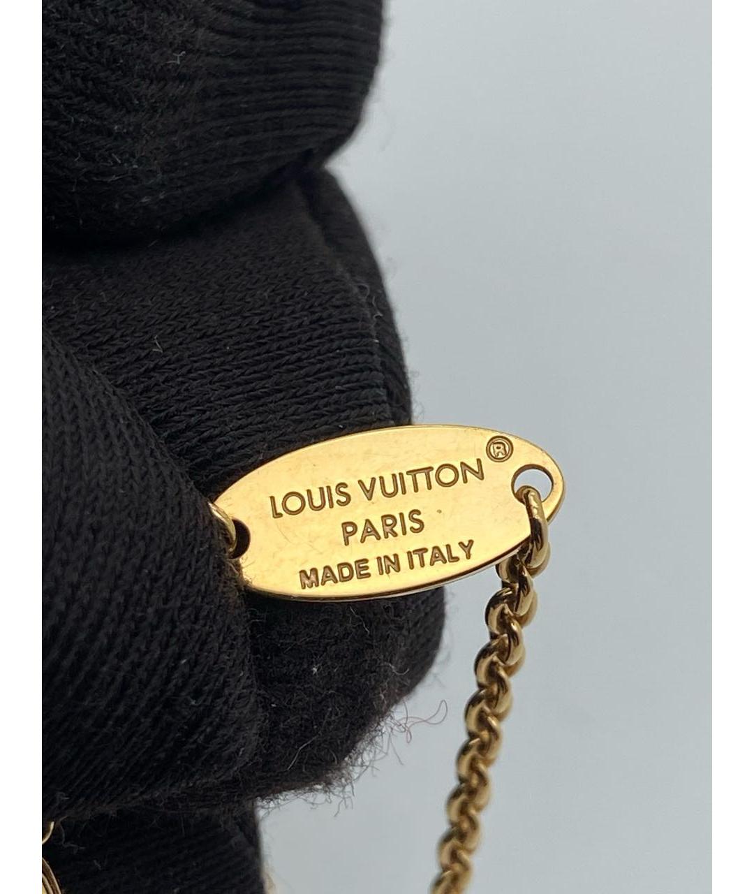 LOUIS VUITTON Золотое металлическое колье, фото 3