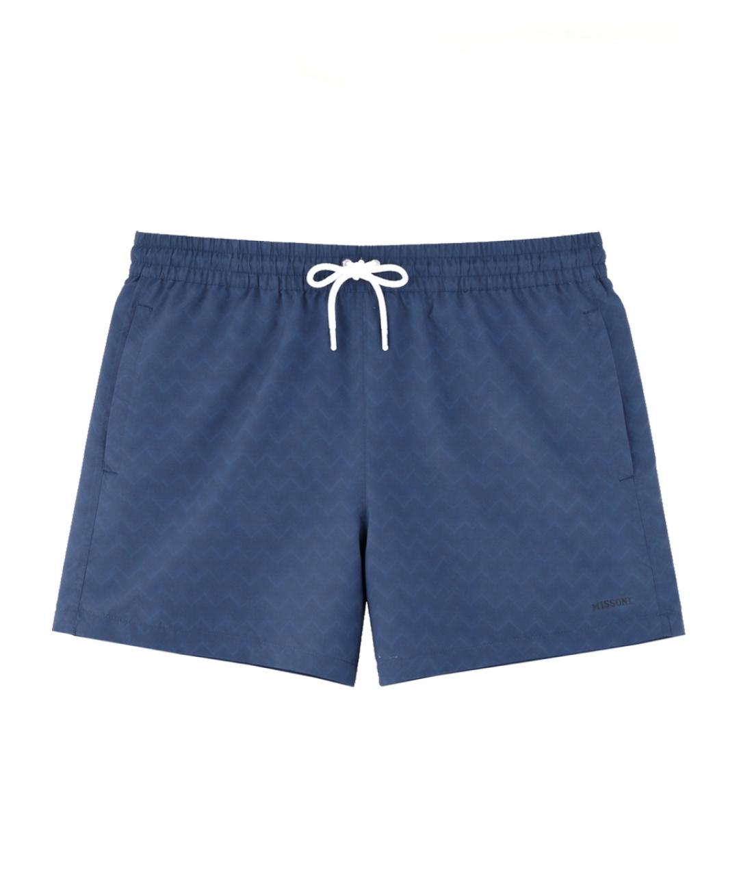 MISSONI Голубые полиэстеровые плавки, фото 1