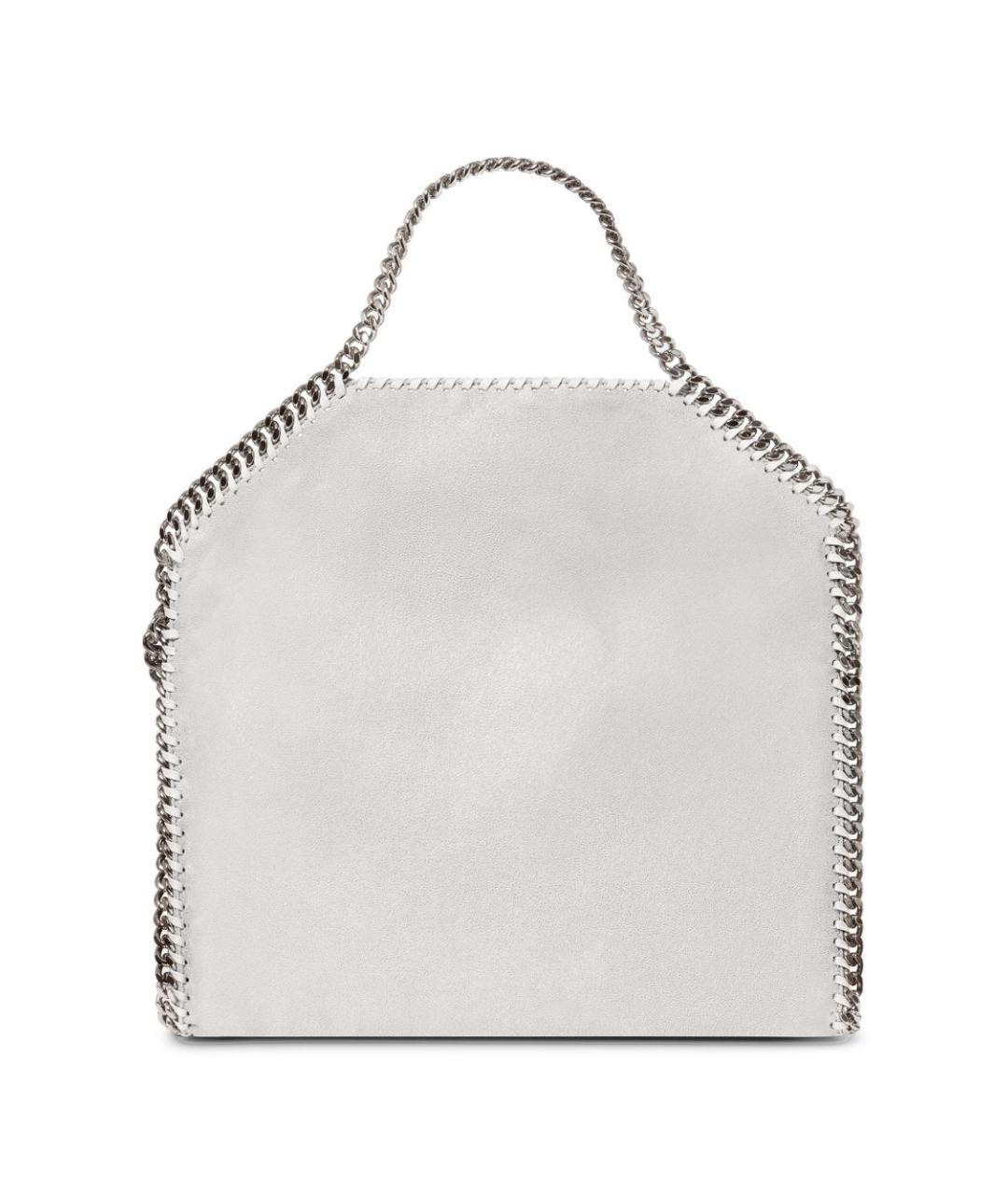 STELLA MCCARTNEY Серая синтетическая сумка тоут, фото 4