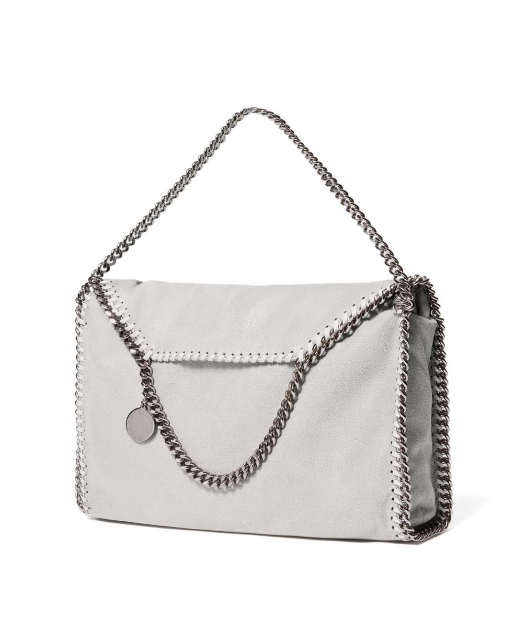 STELLA MCCARTNEY Серая синтетическая сумка тоут, фото 2