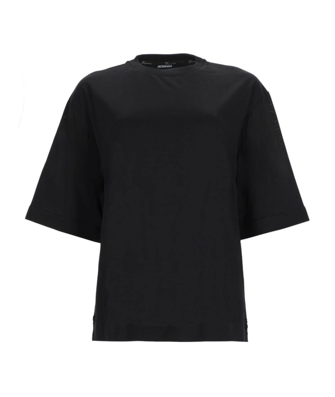 JACQUEMUS Черная футболка, фото 1