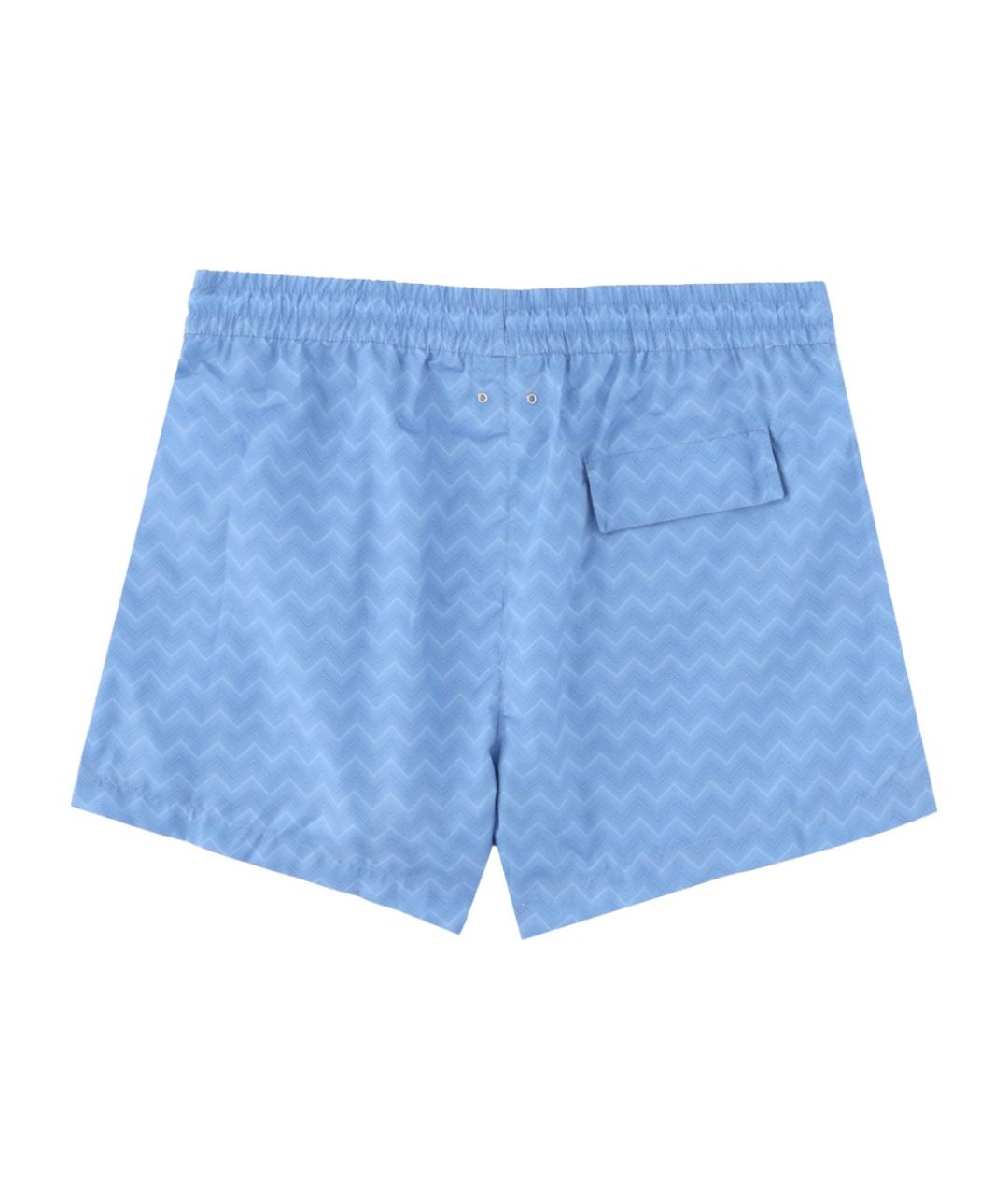 MISSONI Синие полиэстеровые плавки, фото 2