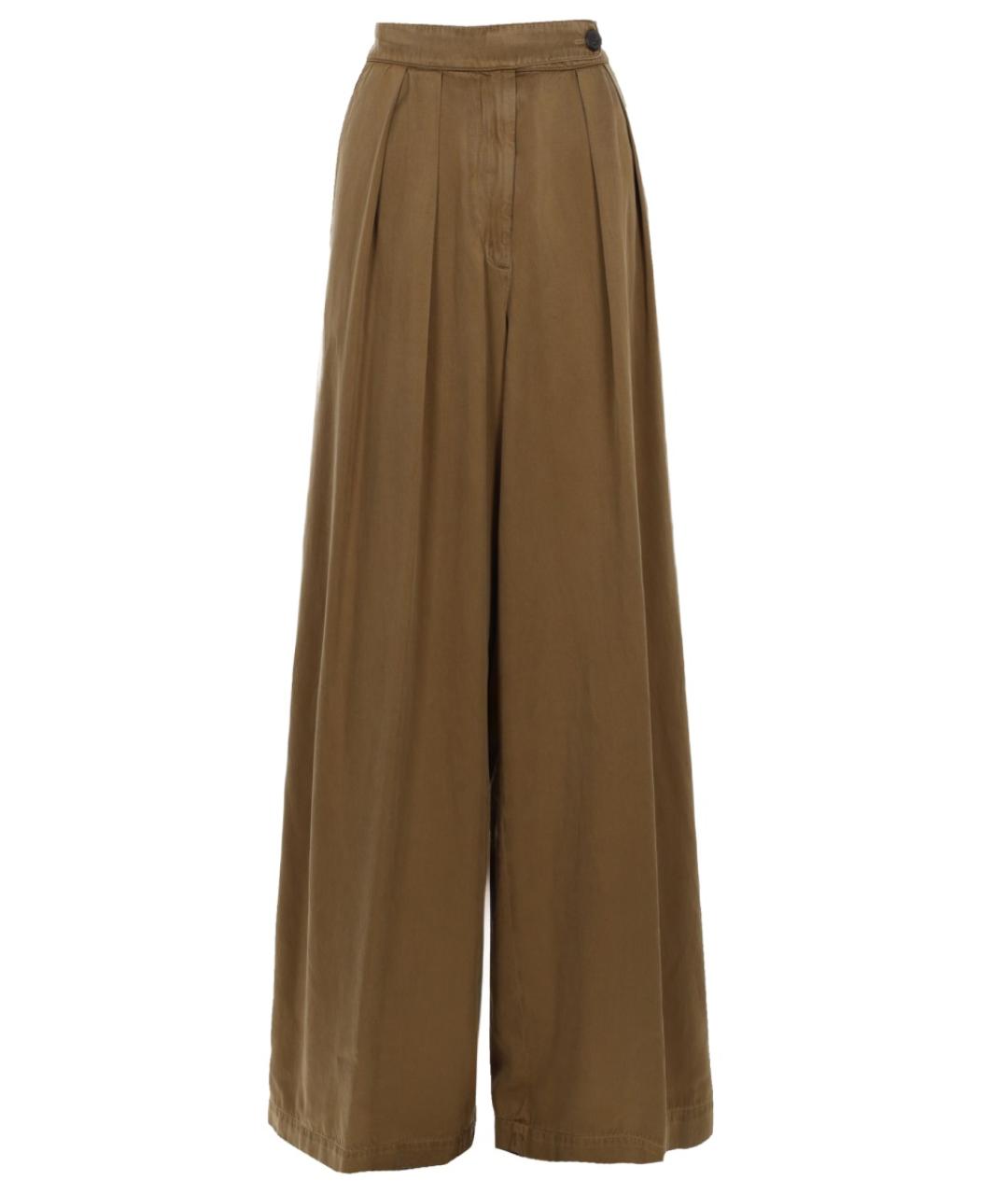 DRIES VAN NOTEN Мульти вискозные прямые брюки, фото 1