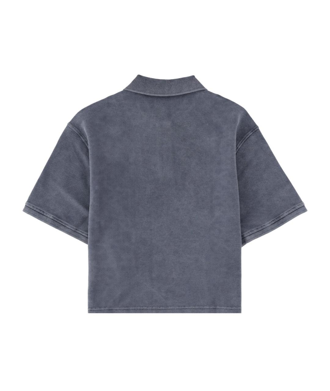 ALEXANDER WANG Синяя футболка, фото 2