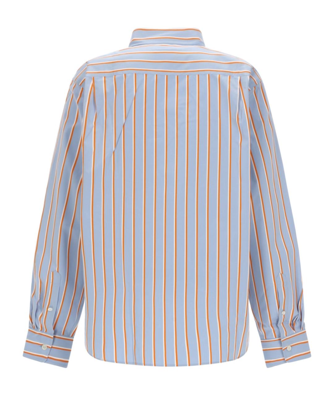 DRIES VAN NOTEN Голубая хлопковая рубашка, фото 2