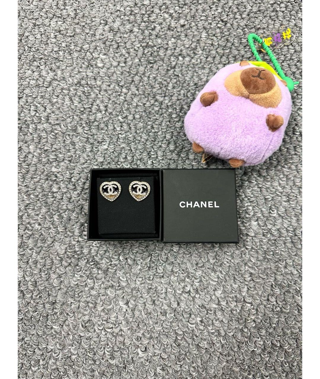 CHANEL Золотые серьги, фото 2