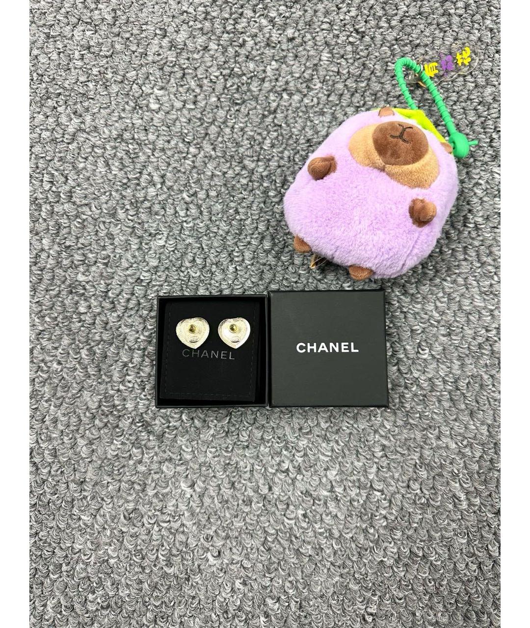 CHANEL Золотые серьги, фото 4