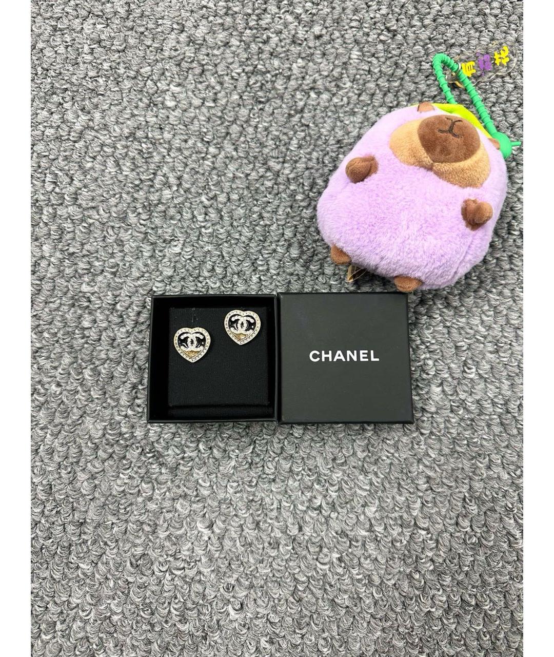 CHANEL Золотые серьги, фото 3