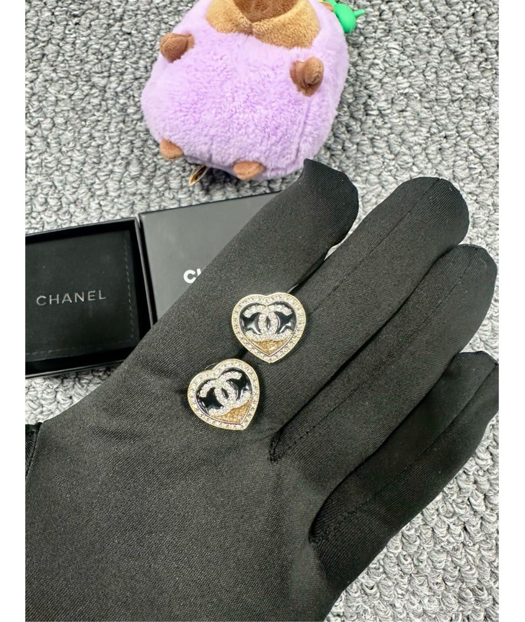 CHANEL Золотые серьги, фото 5