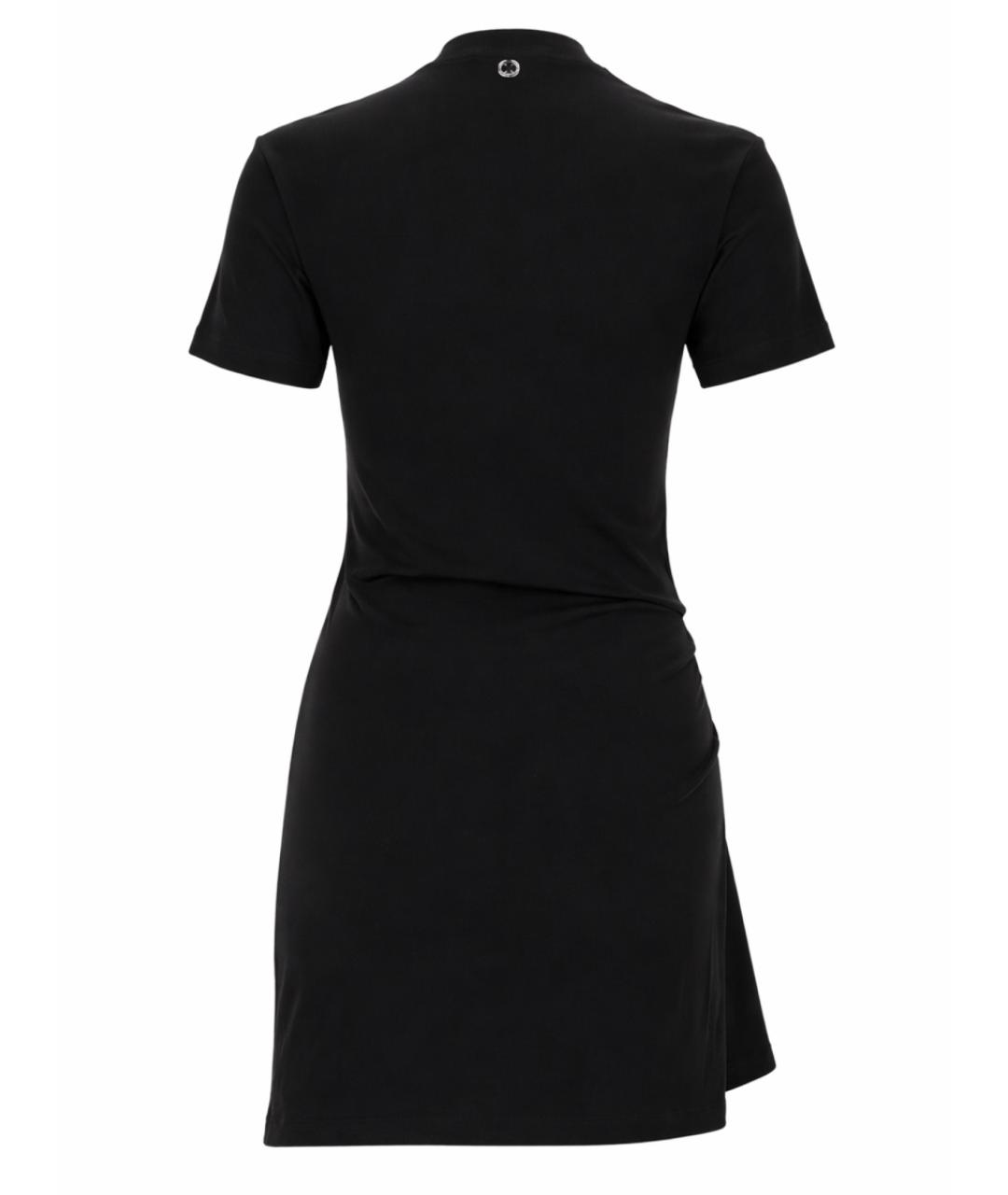 PACO RABANNE Черное хлопковое повседневное платье, фото 2