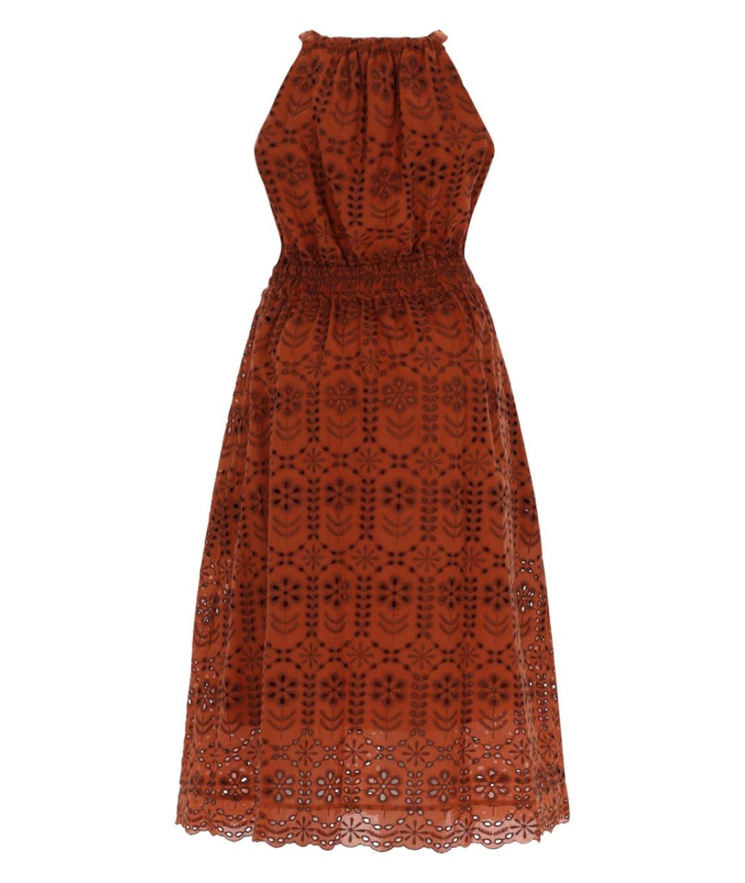 PS BY PAUL SMITH Коричневое полиэстеровое повседневное платье, фото 2