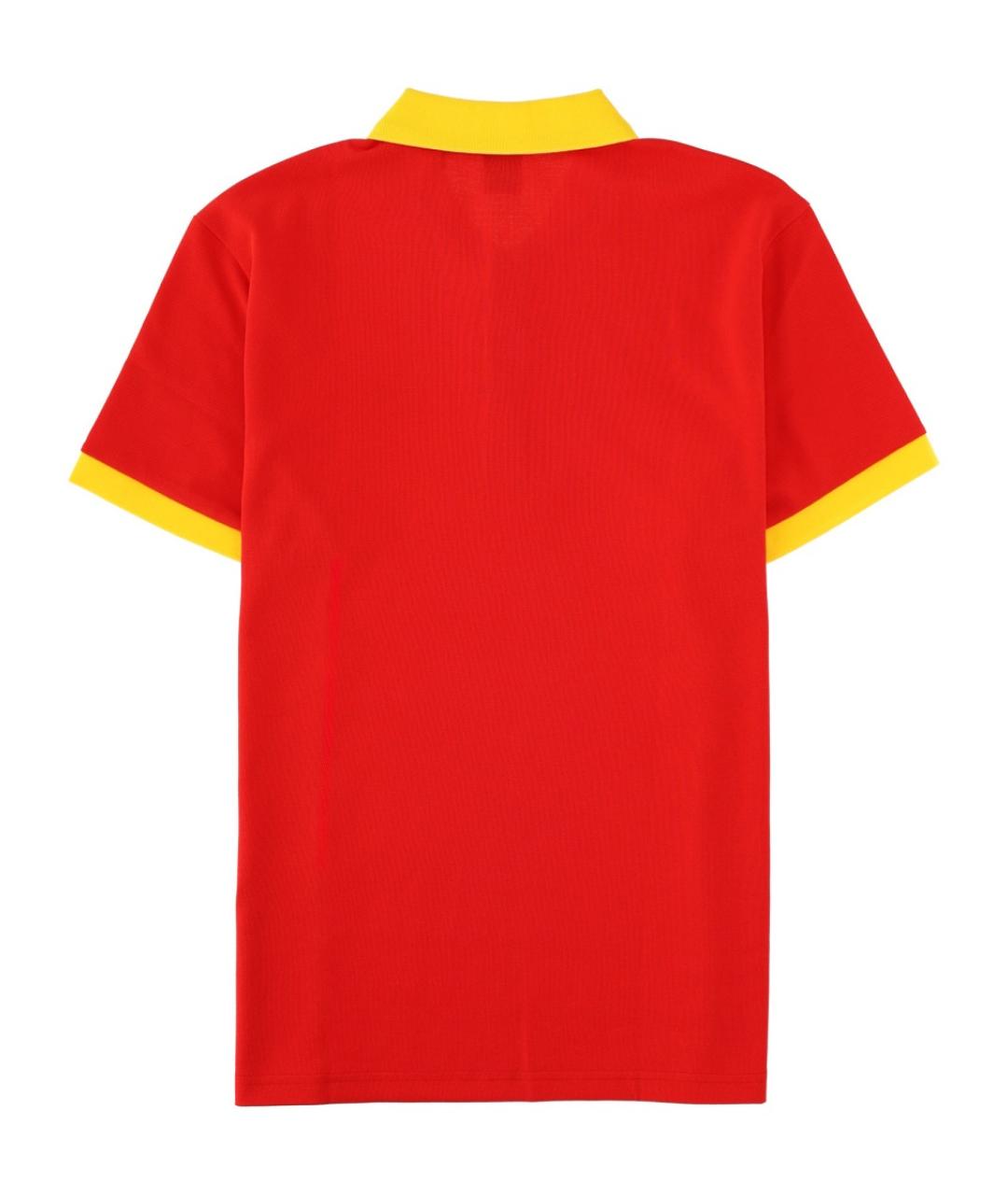 HUGO BOSS Красное хлопковое поло с коротким рукавом, фото 2