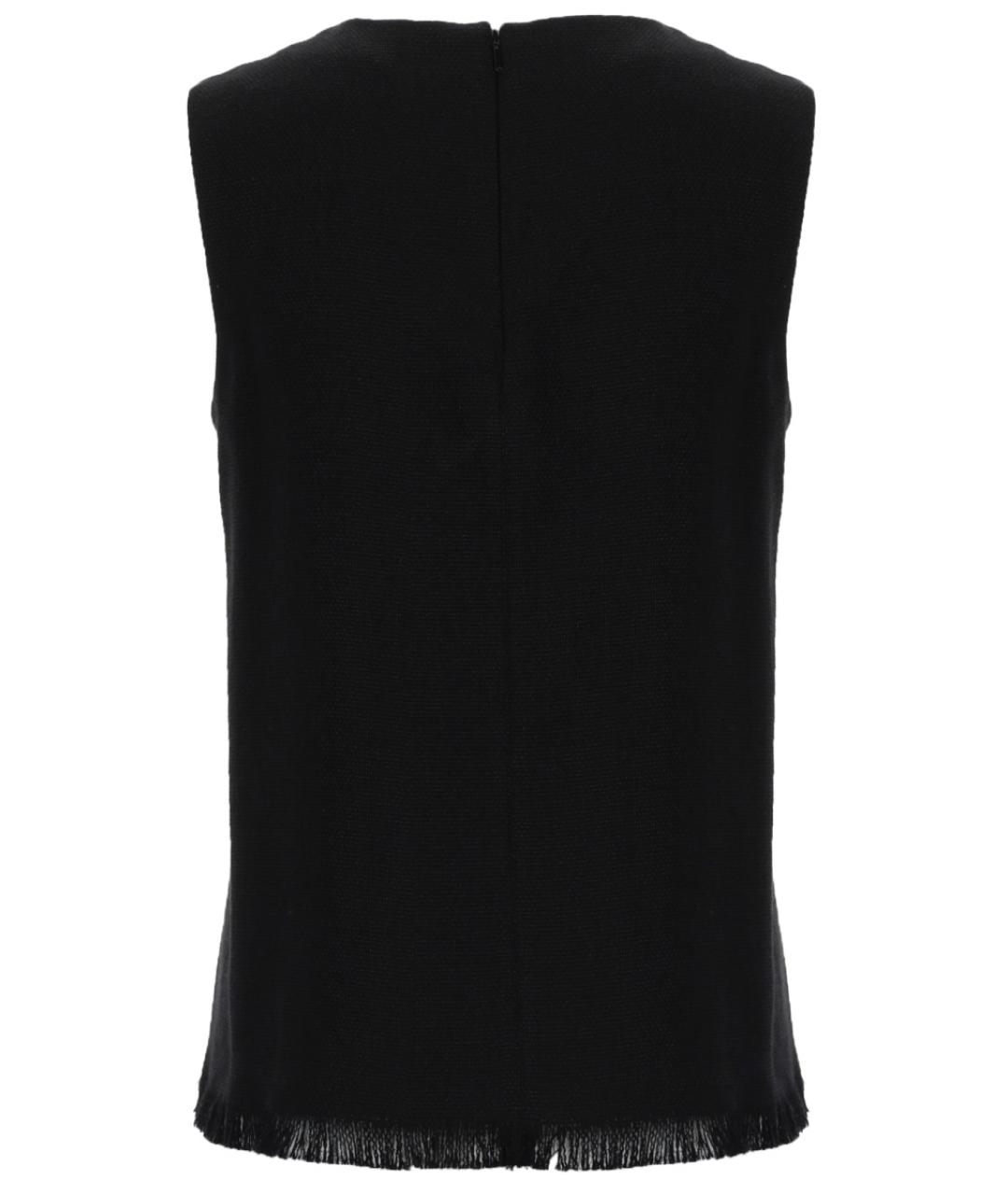 'S MAX MARA Черная льняная блузы, фото 2