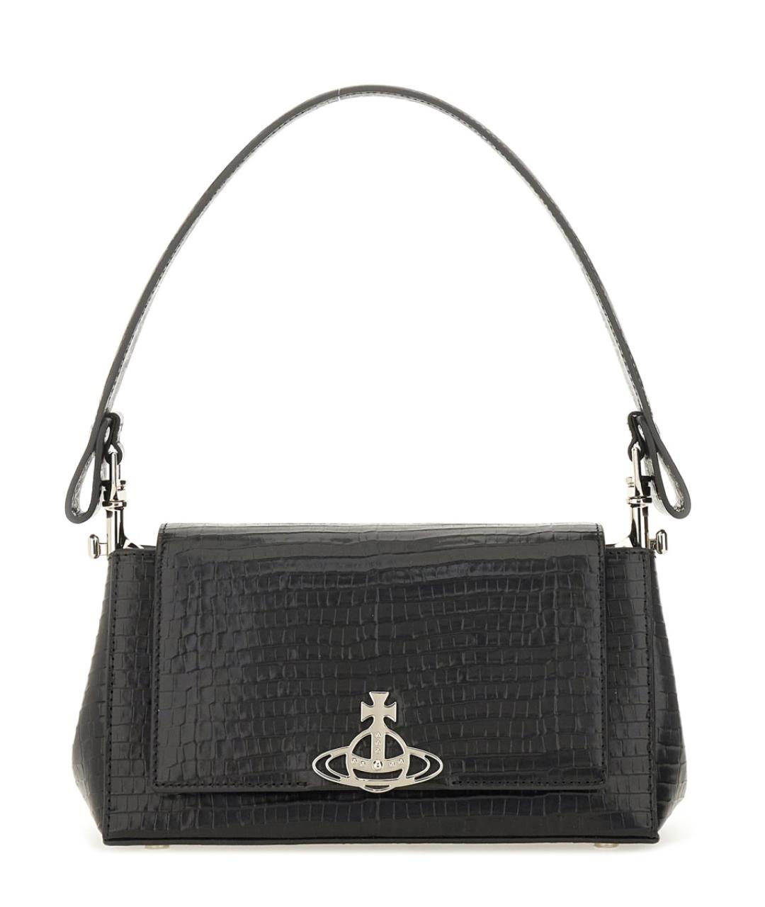 VIVIENNE WESTWOOD Черная сумка через плечо, фото 1