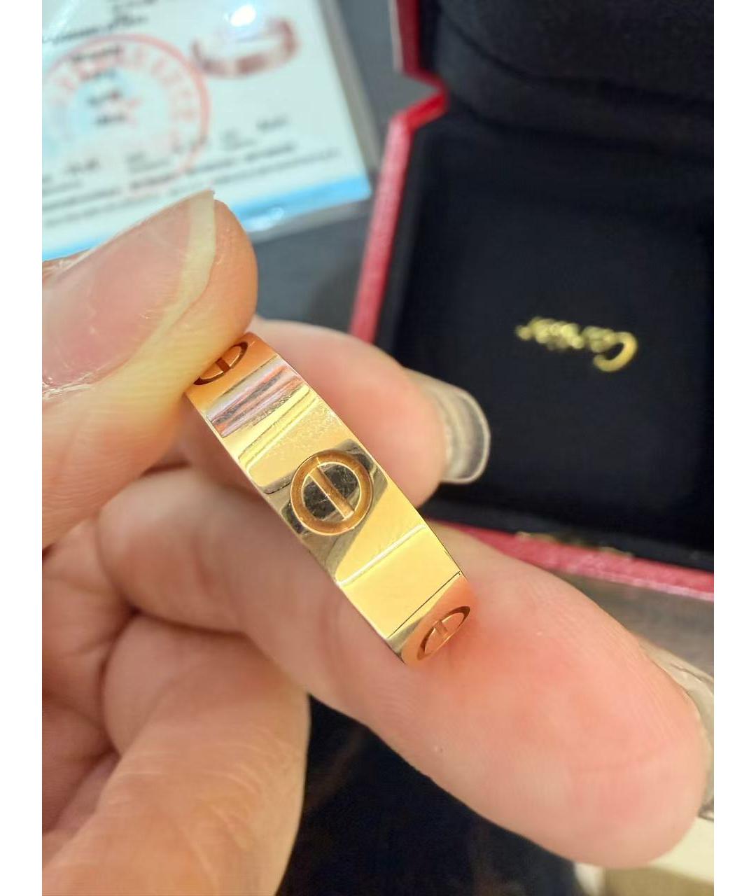 CARTIER Золотое кольцо из розового золота, фото 2