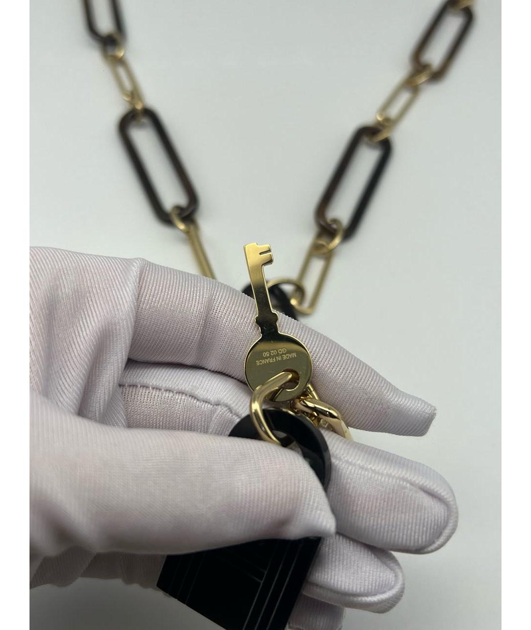 HERMES Золотое колье, фото 8