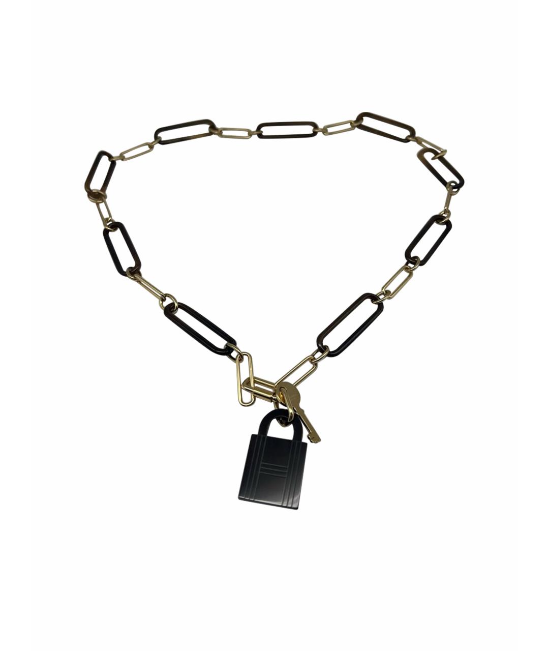 HERMES Золотое колье, фото 1