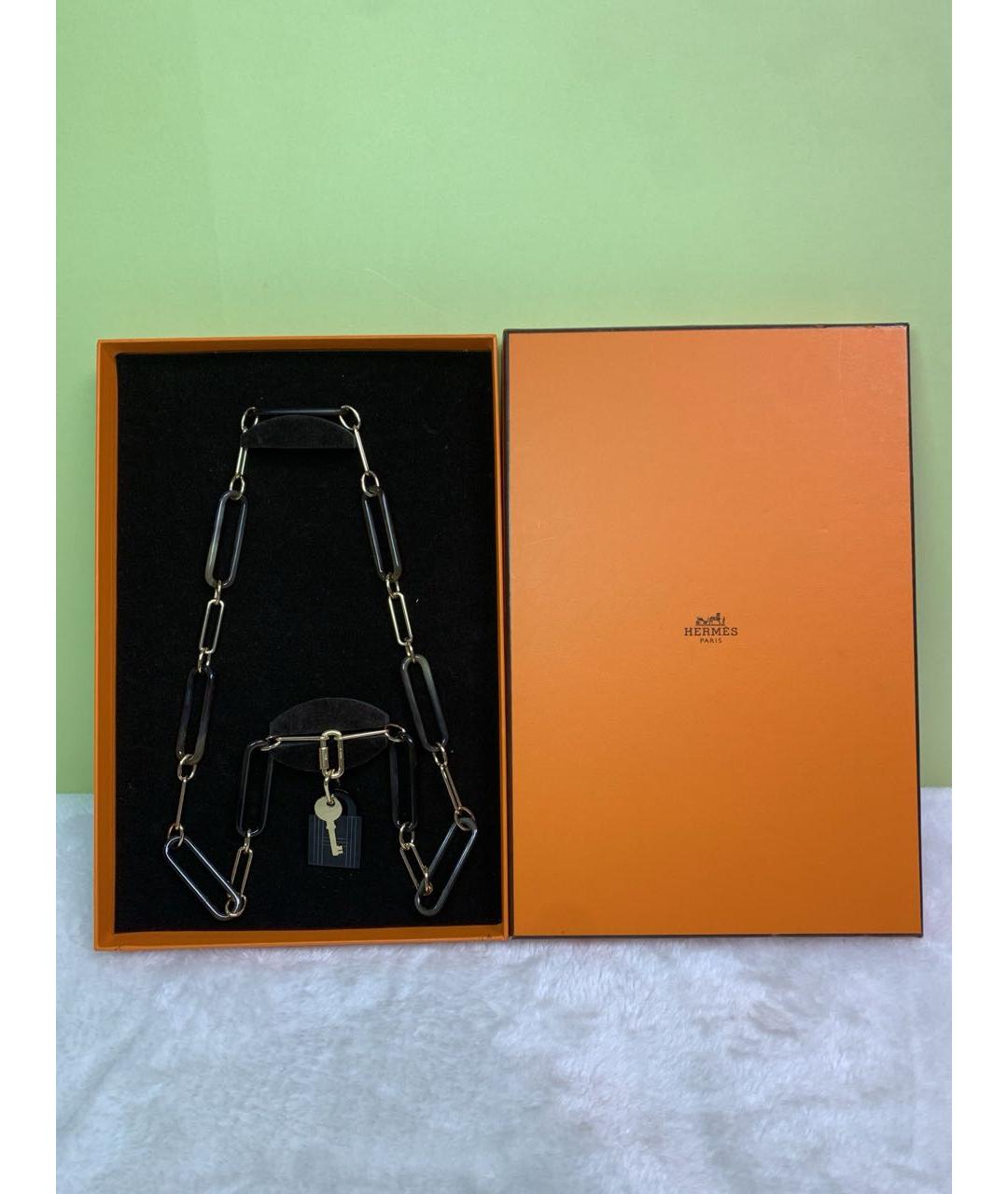 HERMES Золотое колье, фото 2