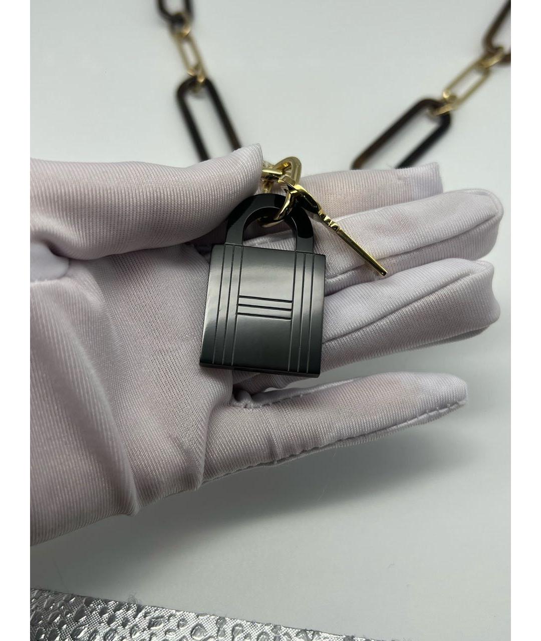 HERMES Золотое колье, фото 4