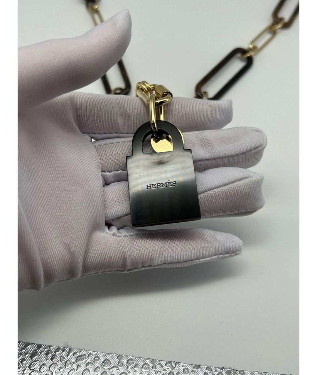 HERMES Золотое колье, фото 5