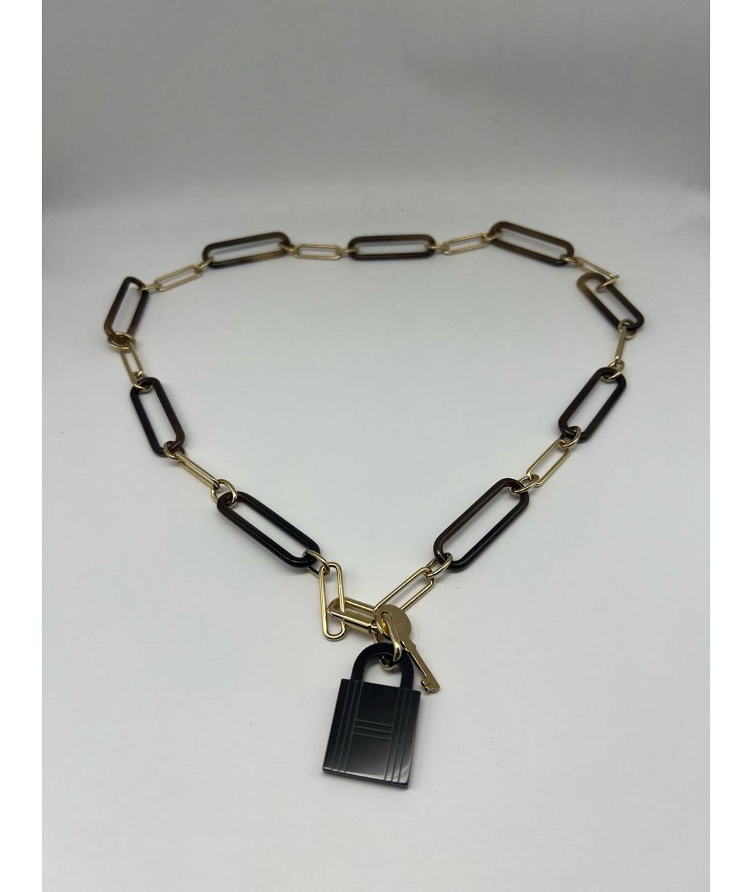 HERMES Золотое колье, фото 9