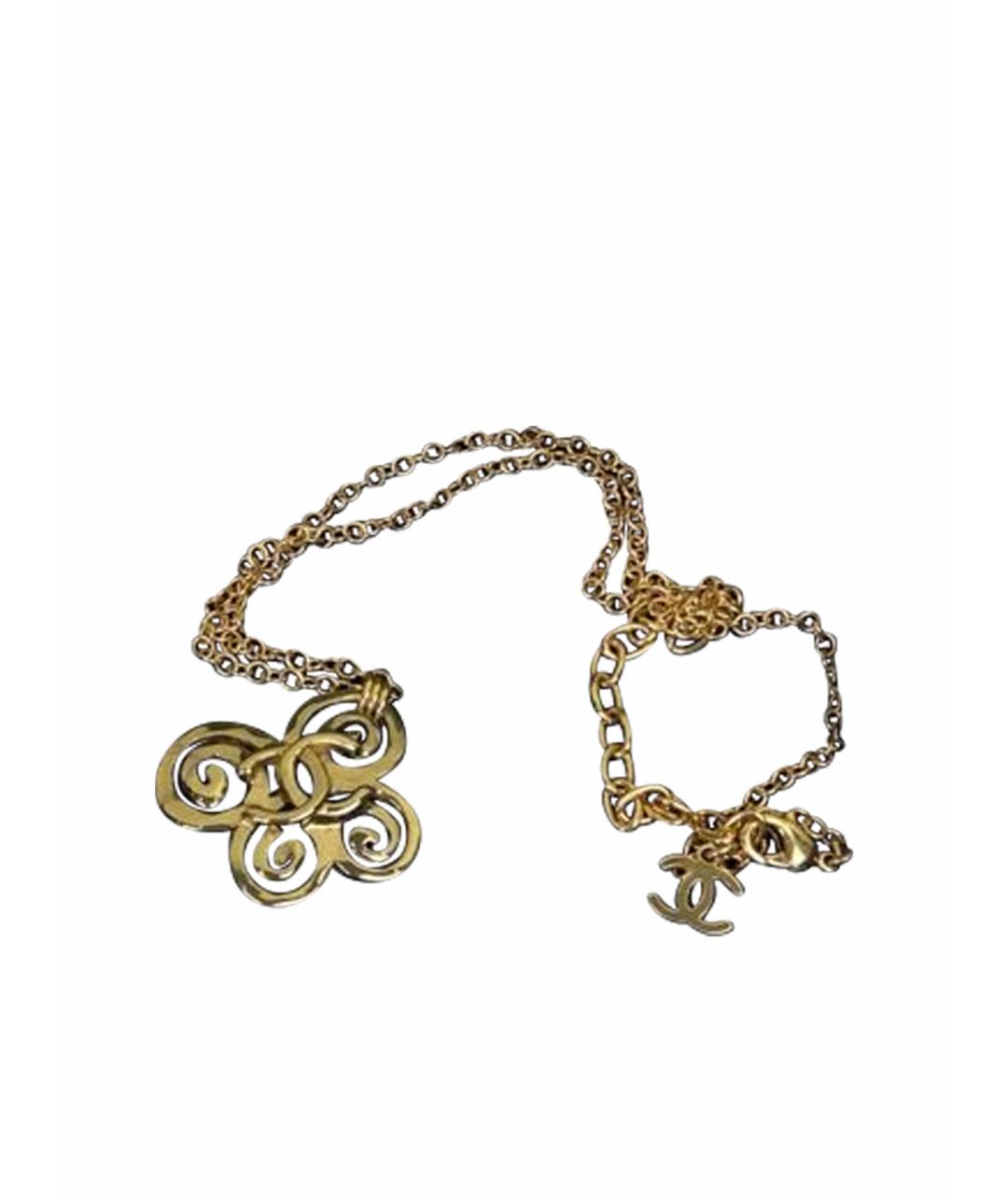 CHANEL Золотое колье, фото 1
